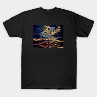 Tree on an Island 3-Abstract T-Shirt